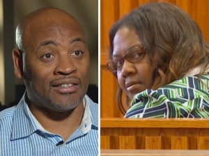 Pastor Marcus King (left) and alleged stalker, Keegan Forge (right)