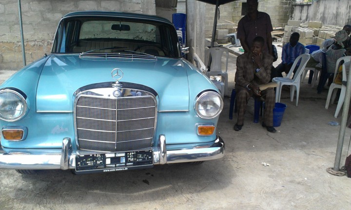 Official car of Governor Ayo Fayose of Ekiti state sworn in on Wednesday, October 16, 2014 (Photo Credit: Nairaland)