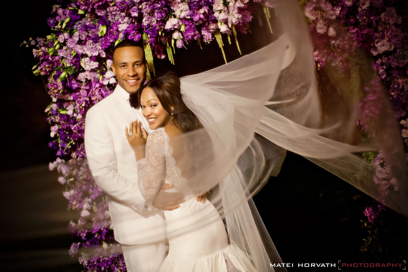 Pastor Devon Franklin with wife, actress Meagan Good | Matei Horvath Photography