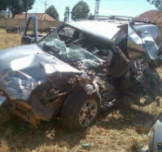 Crash scene involving comedian, MC Long