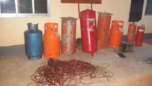 IEDs materials seized from the terrorists