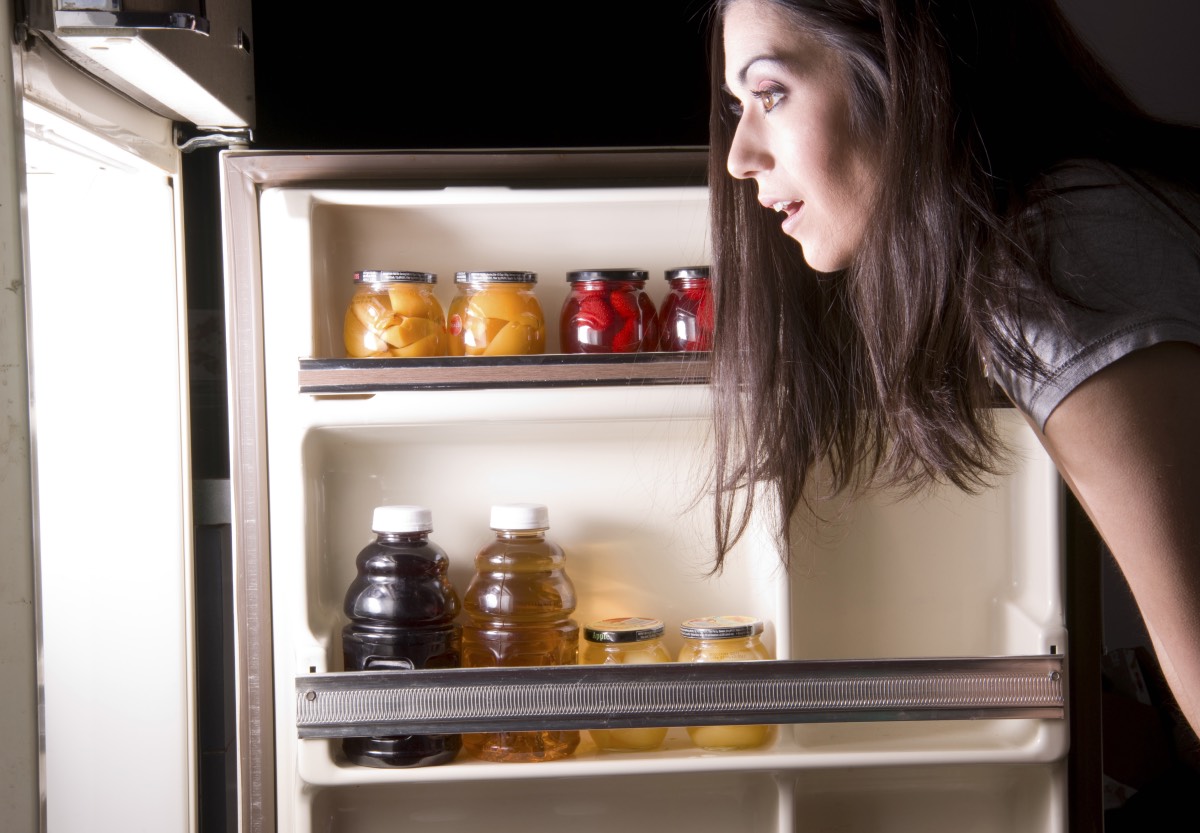 late night snacking fridge