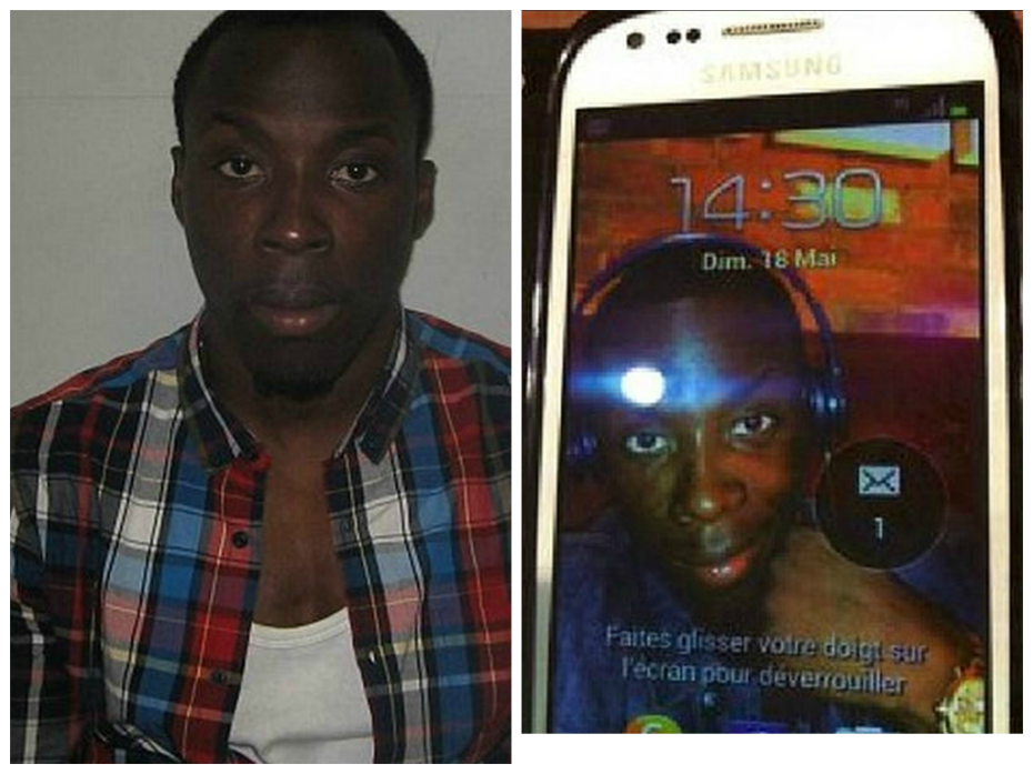Fofana Was Caught After His Phone Received A Text, And showing Face Comes Up (Photo Credit: Tony Palmer)