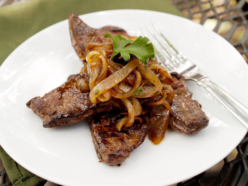 Beef Liver With Parsley-Onions & Lemon (Photo Credit: theclothesmakethegirl.com)