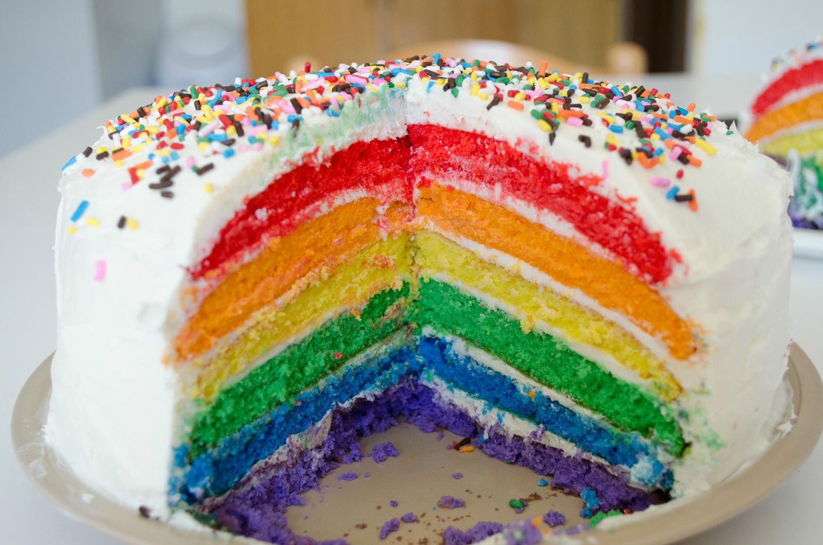 rainbow-cake