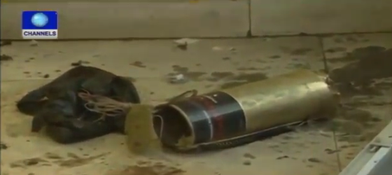 The IED device | Screen grab from YouTube/Channels TV