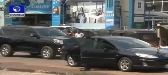 Commissioner of Police Ali arrives at the scene of the incident | Screen grab from YouTube/Channels TV
