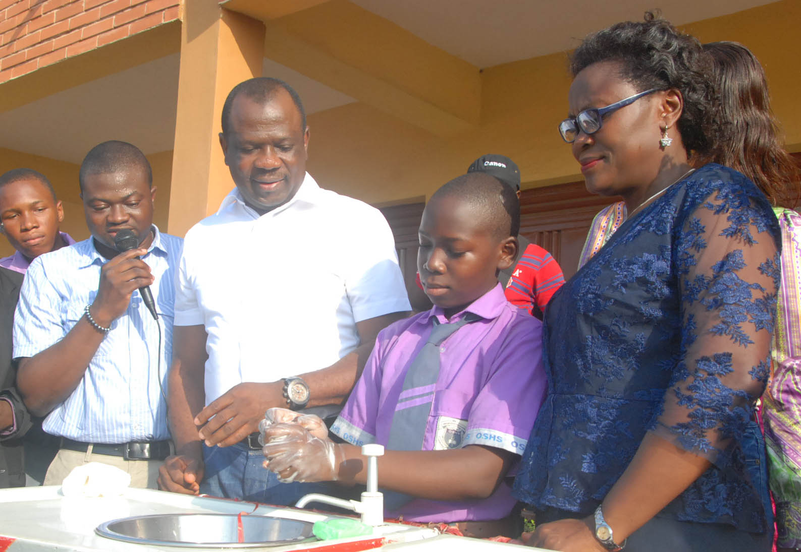 Unilever handwashing activity at Oregun High school 1