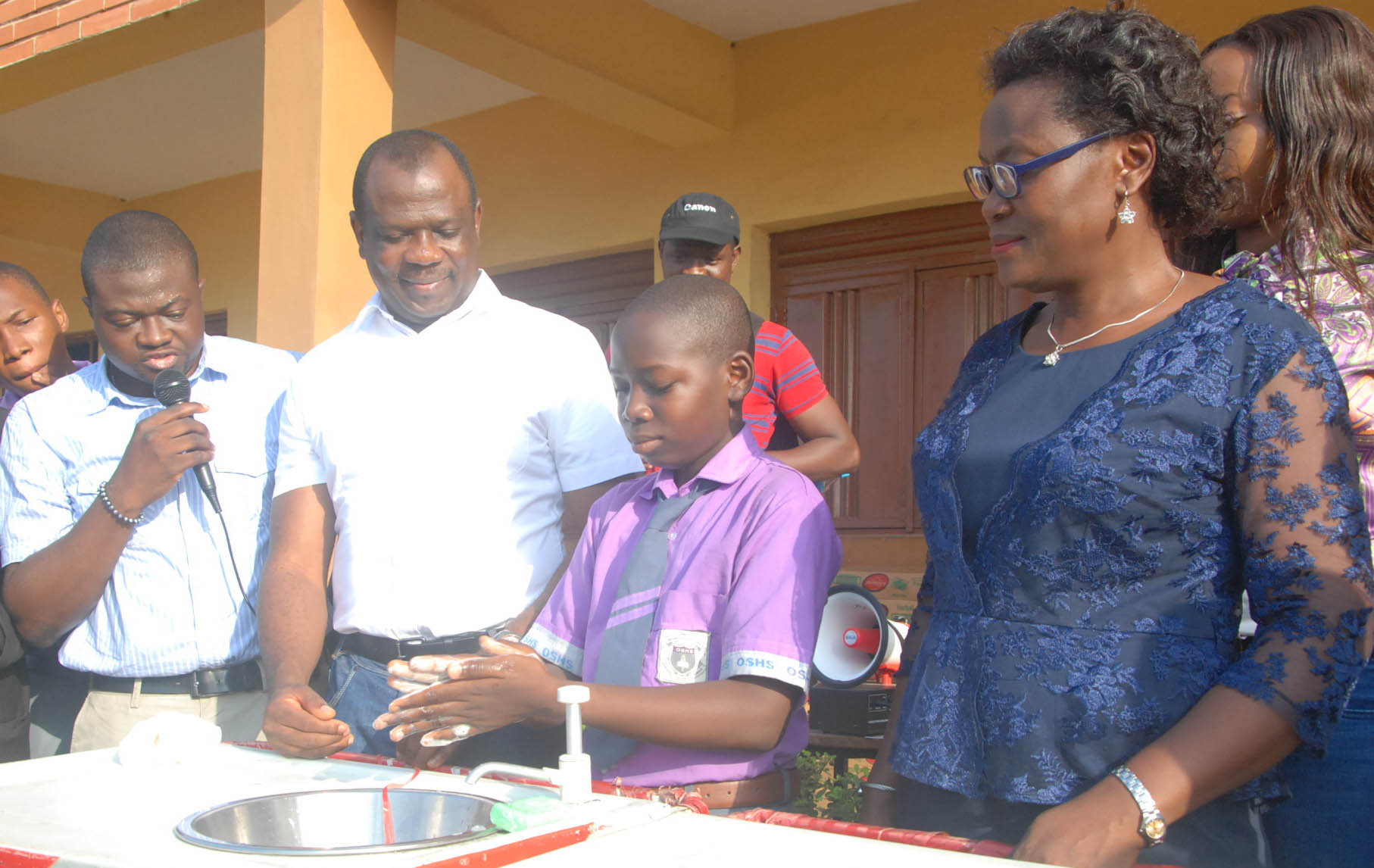 Unilever handwashing activity at Oregun High school 2