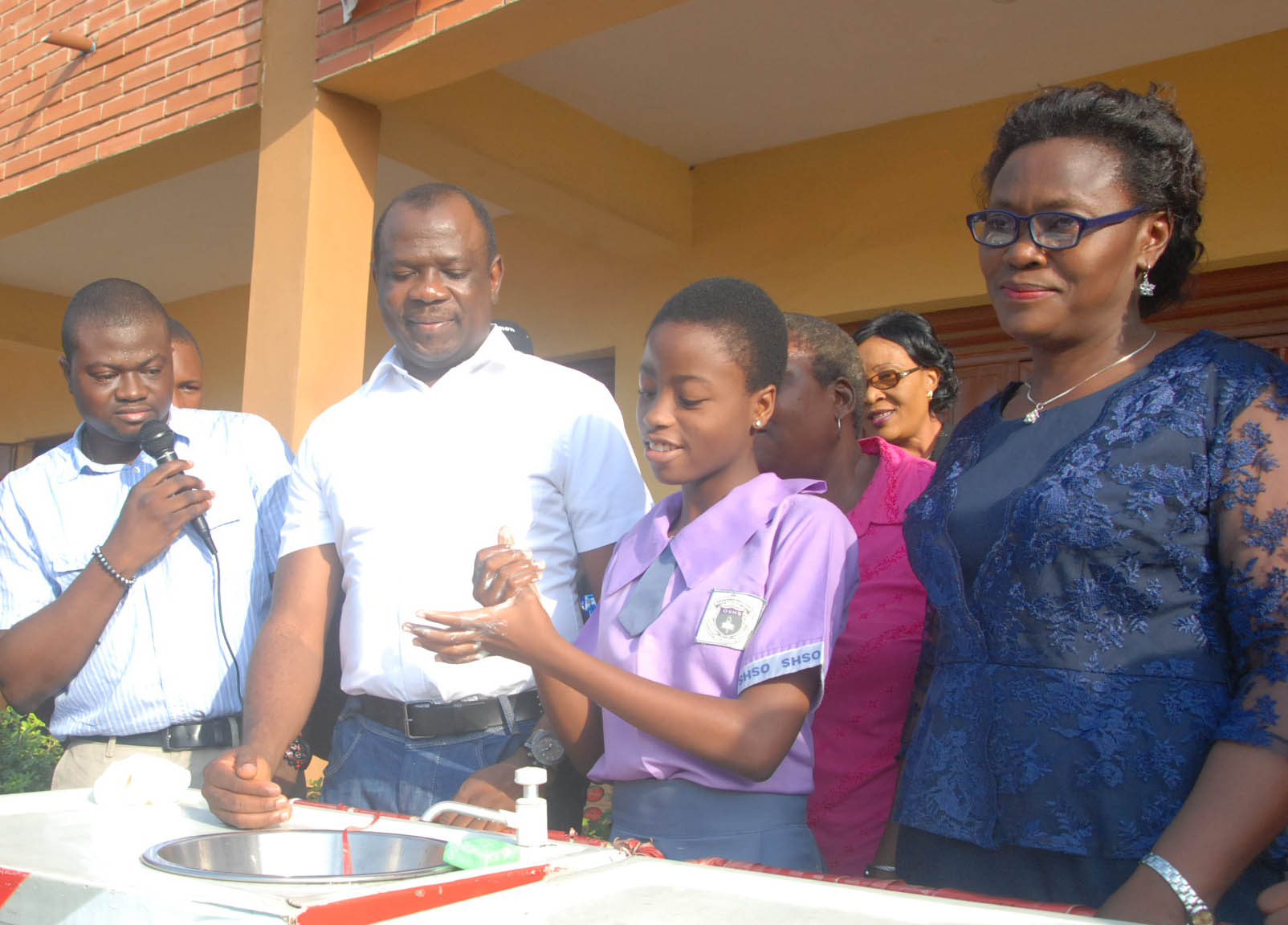 Unilever handwashing activity at Oregun High school 3