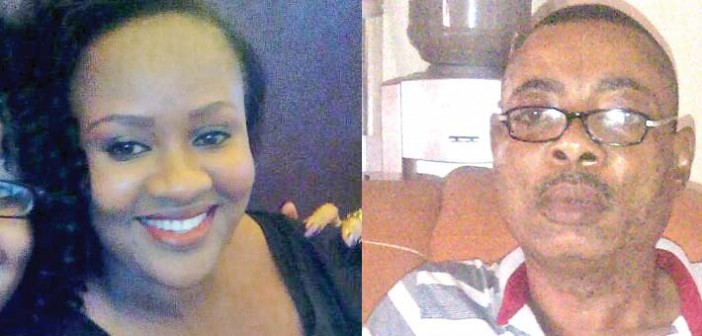 The victim, Mrs. Martha Ifeoma Ifewulu, (Left) and her husband Chief Lawrence Ugochukwu Ifewulu (Right) pictured before she was gruesomely murdered in her home at Oke-Afa, Isolo, Lagos state on Monday, December 1, 2014.