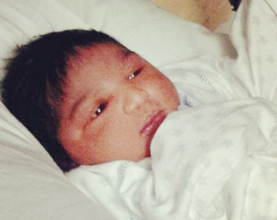 Ahmed Tukur son (Photo credit: Linda Ikeji)