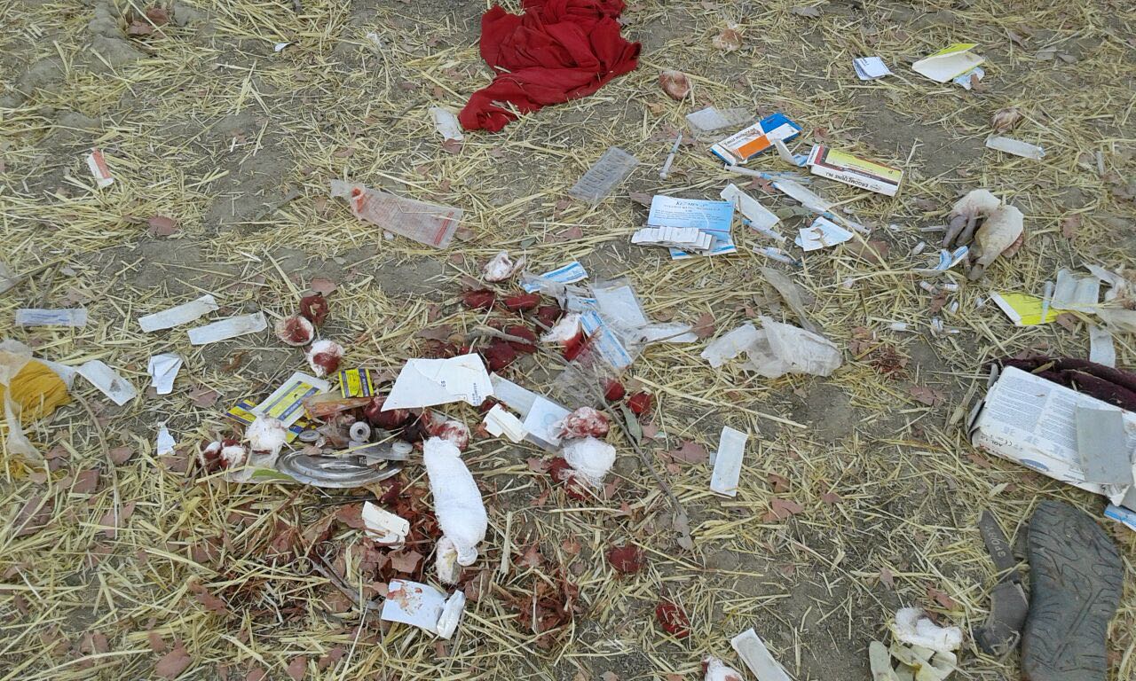 Expended drugs used to treat wounded terrorist (PHoto Credit: Nigerian military)