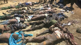 Remains of terrorists