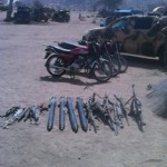 Captured-motorcycles-and-weapons-from-Boko-Haram-Terrorists-during-the-recapture-of-Gwoza-towns-and-environs