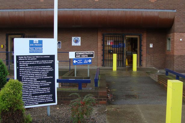 The Full Sutton Prison in East Yorkshire where gay couple, Mikhail Gallatinov, 40, and Marc Goodwin, 31, made history when they exchanged vows . (Photo Credit: Mirror UK)