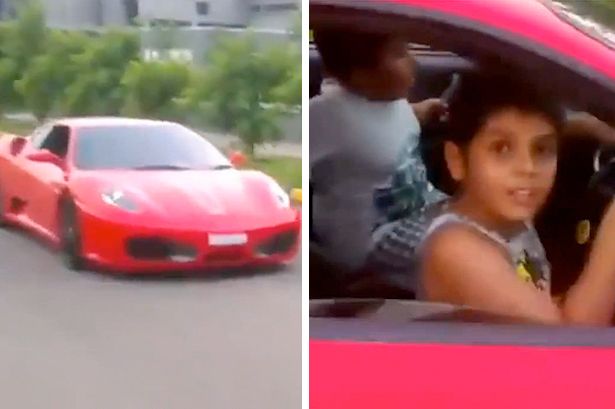 Nine-Year-Old-drives-a-Ferrari