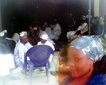 Inset: Late Memuna Galadima, daughter of Nasarwa state governo's special adviser who was beheaded and dumped inside a well along in Nasarawa state. (Photo Credit: Punch)