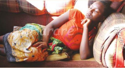 Sex starved 16-year-old wife, Shylet Uripa has stays without panties since her husband's penis became dysfunctional. (Photo Credit: iHarare)