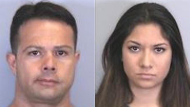 40-year-old Jose Caballero and his 20-year-old partner, Elissa Alvarez, were on Monday, May 4, 2015 found guilty of lewd and lascivious behaviour after they were caught having sex on a public Florida beach in broad daylight. (Photo Credit: NBC Miami)