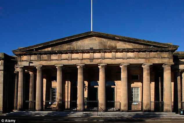 The Perth Sheriff Court where a 29-year-old mother and her 35-year-old gay friend were tried for fraud. (Photo Credit: Alamy)