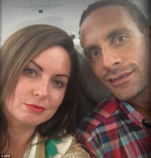 Rio Ferdinand, and late wife who passed away in the night of Friday, May 1, 2015 at a London hospital after a short battle with cancer. (Mail Online)