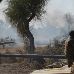 Troops in action  during one of the attack in Sambisa  forest2