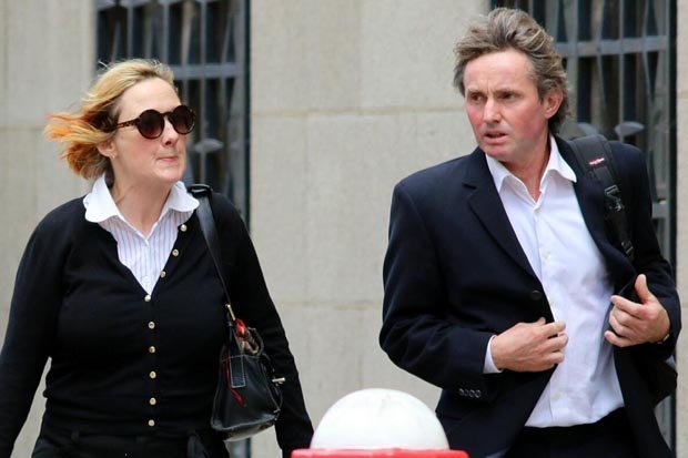 Lisanne Beck and Simon Murphy are accused of engaging in oral sex in Hyde Park (Photo Credit: Central News)