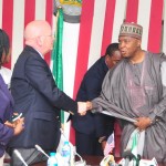 US Amb James F Entwistle Visits Dr. Bukola Saraki