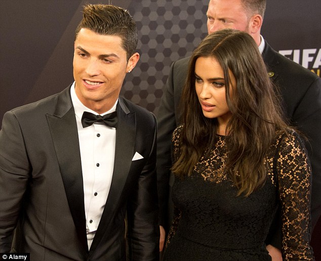 Christiano Ronaldo and Irina Shayk (Credit: Alamy)