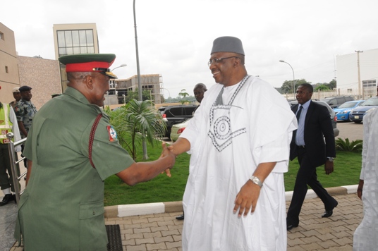 The spokesman of the Nigeria Defence Headquarters, Maj. Gen. Chris Olukolade, on Tuesday, June 30, 2015 launched two books at the Nigeria Air Force Conference Centre.