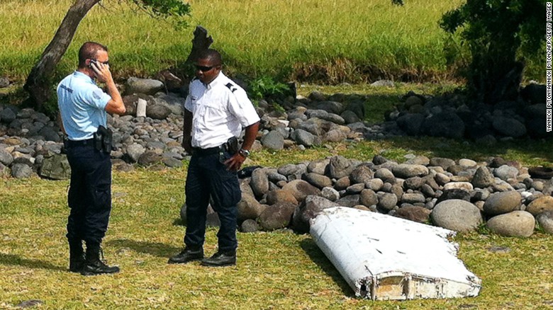 Airplane debris is being examined to see if it's connected to MH370. (Photo Credit: Yannick Piton/Getty Images)