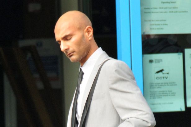 36-year-old Minesh Parbet, was caught with trousers below his ankle after he crashed car during sex with girlfriend, Lisa Watling, 28, on March 9, 2014. (Photo Credit: SWNS)