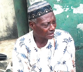 78-year-old Alhaji Dauda Adebowale has been arraigned before an Ikeja Magistrates Court for raping an 11-year-old girl sometime in June 2015, in the Agege area of Lagos State. (Photo Credit: Punch)