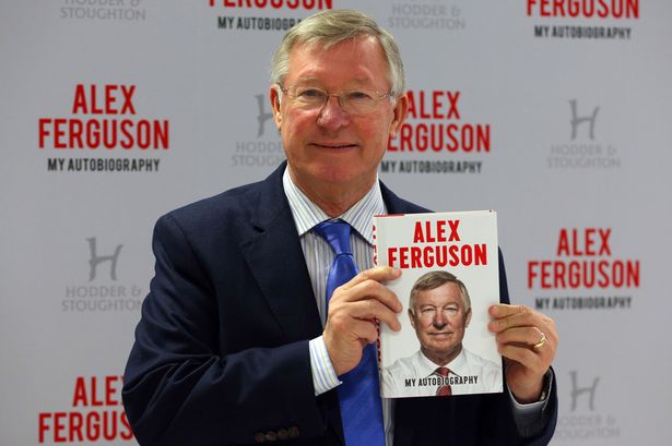 Alex Ferguson presenting his autobiography in 2013 (Photo Credit: PA)