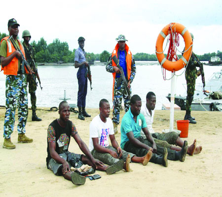 Suspected oil thieves.