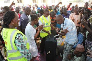 Internally Displaced couple gets married at Fufore IDP camp, in Adamawa State.