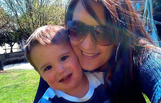 Claire Barnett, was busy checking Facebook with her phone while her 2-year-old son Joshua Barnett drowned | SWNS