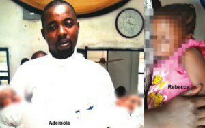 4-year-old girl suddenly turned dumb after her 35-year-old father, Ademola (Left) sexually assaulted her in Lagos State | Punch