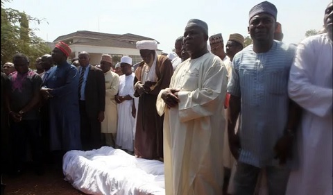 FILE: The late Prince Audu Abubakar, former governor of Kogi State and All Progressives Congress candidate for governor pictured during a campaign rally