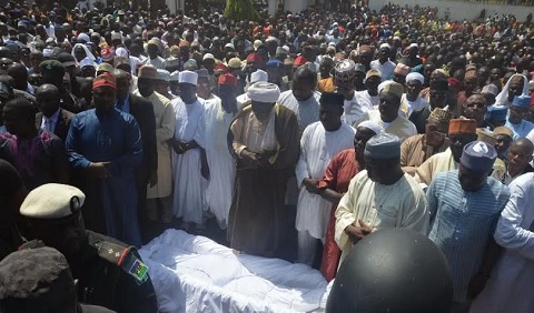 FILE: The late Prince Audu Abubakar, former governor of Kogi State and All Progressives Congress candidate for governor pictured during a campaign rally