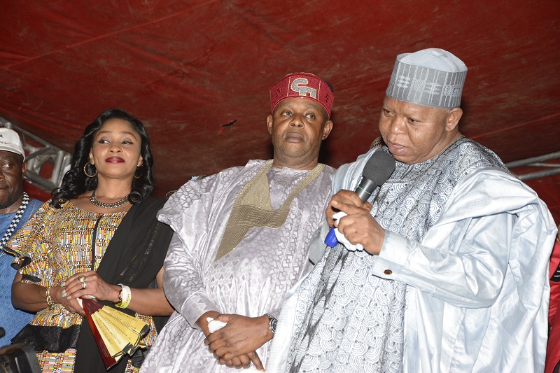 FILE: The late Prince Audu Abubakar, former governor of Kogi State and All Progressives Congress candidate for governor pictured during a campaign rally