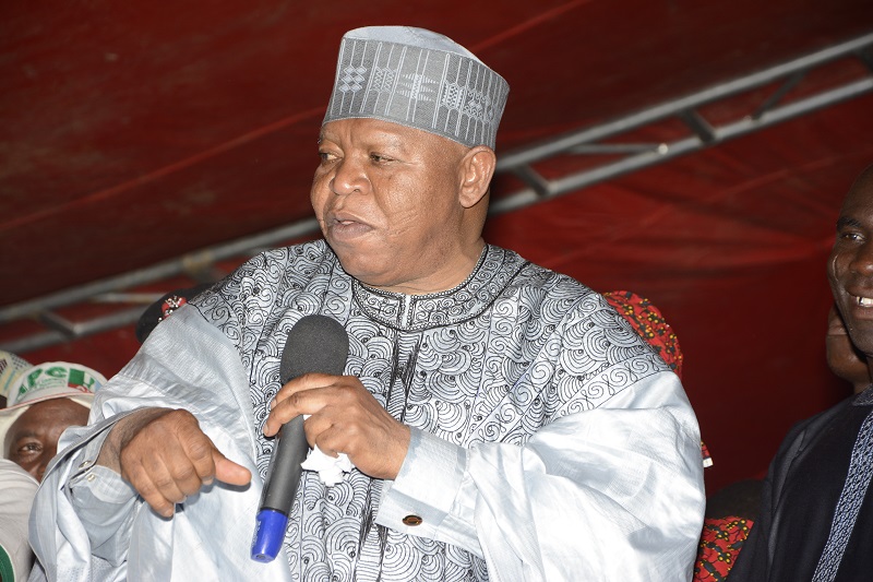 FILE: The late Prince Audu Abubakar, former governor of Kogi State and All Progressives Congress candidate for governor pictured during a campaign rally