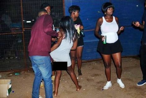 These women allegedly danced and showed off their private parts to men in exchange of beer.