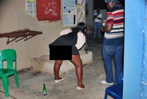 These women allegedly danced and showed off their private parts to men in exchange of beer.