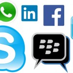 BBM Whatsapp Facebook Skype