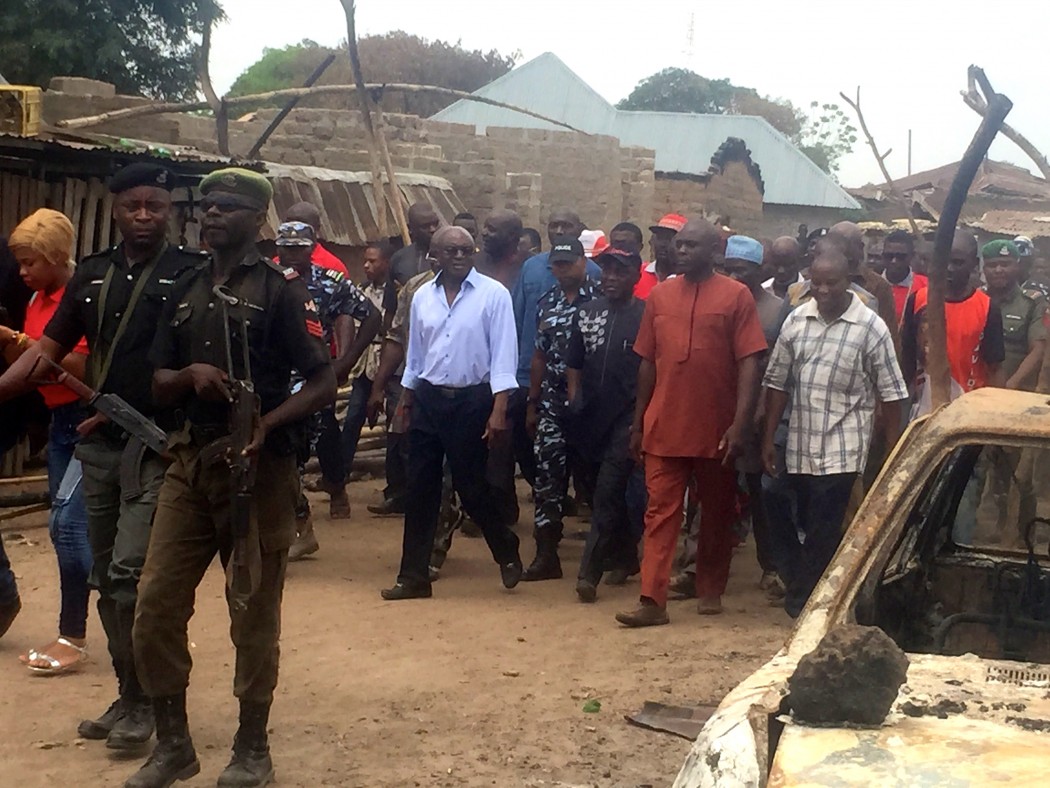 Senator David Mark at Agatu Fulani Herdsmen