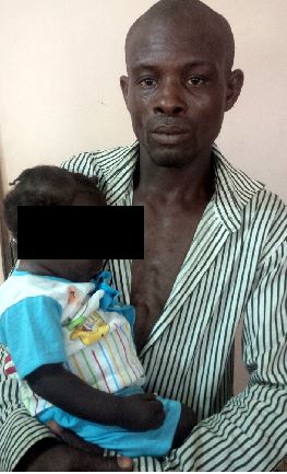 Happiness Umaru caught with kidnapped 7-month-old baby in Lagos.