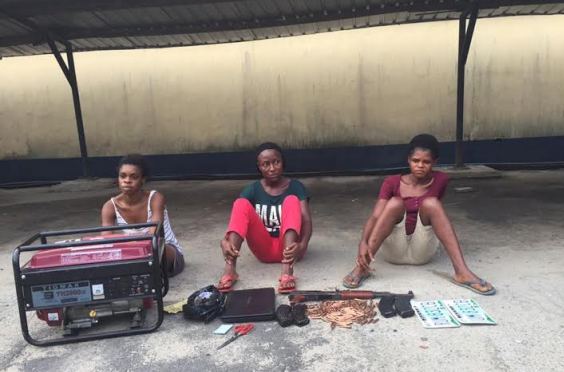 Three suspected members of an armed robbery and kidnapping gang. 