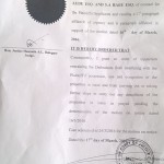 gbayyi villa court injunction